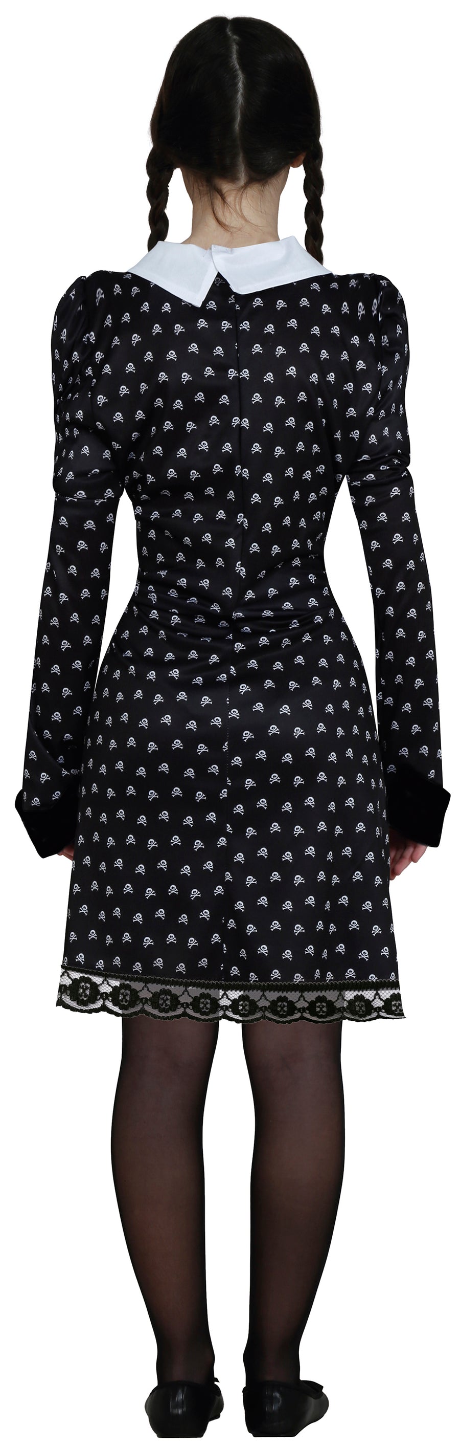 GP79784 – Gothic Halloween Film Kleid Dunkel – Größe: 14 - 16 Jahre – Farbe: Schwarz, Ansicht 2