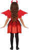 GP78049 – Halloween Dämon Kinderkostüm Flügel – Größe: 98/104 – Farbe: Rot