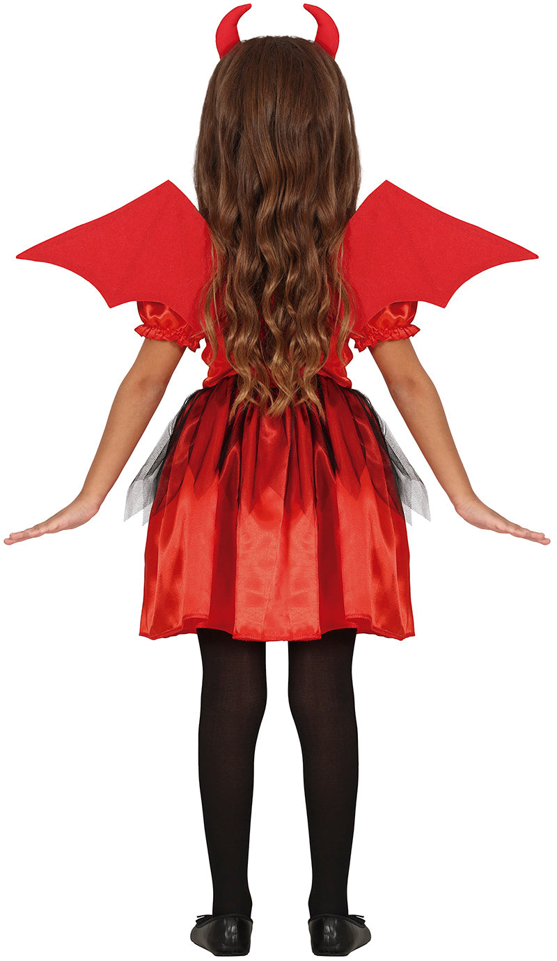 GP78049 – Halloween Dämon Kinderkostüm Flügel – Größe: 110/116 – Farbe: Rot