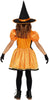 GP78056 – Hexe Halloween Kürbis Kostüm Hut – Größe: 98/104, 110/116, 128/134, 140/146 – Farbe: Schwarz