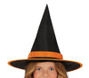 GP78056 – Hexe Halloween Kürbis Kostüm Hut – Größe: 98/104, 110/116, 128/134, 140/146 – Farbe: Schwarz