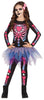 GP78060 – Skelett Märchenkönigin Halloween Kostüm – Größe: 98/104 – Farbe: Schwarz