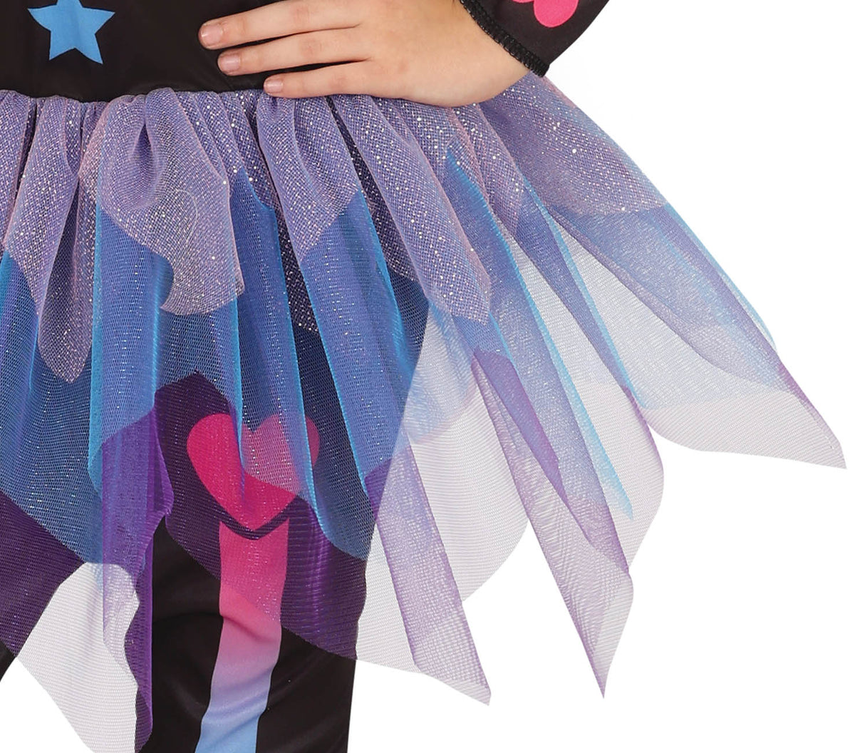 GP78060 – Skelett Märchenkönigin Halloween Kostüm – Größe: 128/134 – Farbe: Schwarz