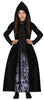 GP78064 – Halloween Hexe Zauberin Mantel Kostüm – Größe: 110/116 – Farbe: Schwarz