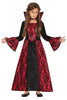 GP78073 – Vampir Halloween Kinderkostüm Rotes Schwarz – Größe: 98/104 – Farbe: Schwarz