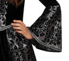 GP78077 – Vampir Halloween Kinderkostüm Langes – Größe: 128/134 – Farbe: Schwarz
