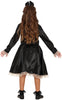 GP78089 – Halloween Puppe 19 Jahrhundert Spitze Vintage – Größe: 110/116 – Farbe: Schwarz