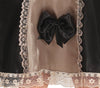 GP78089 – Halloween Puppe 19 Jahrhundert Spitze Vintage – Größe: 128/134 – Farbe: Schwarz
