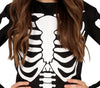 GP78092 – Skelett Halloween Kostüm Kinder – Größe: 98/104 – Farbe: Schwarz