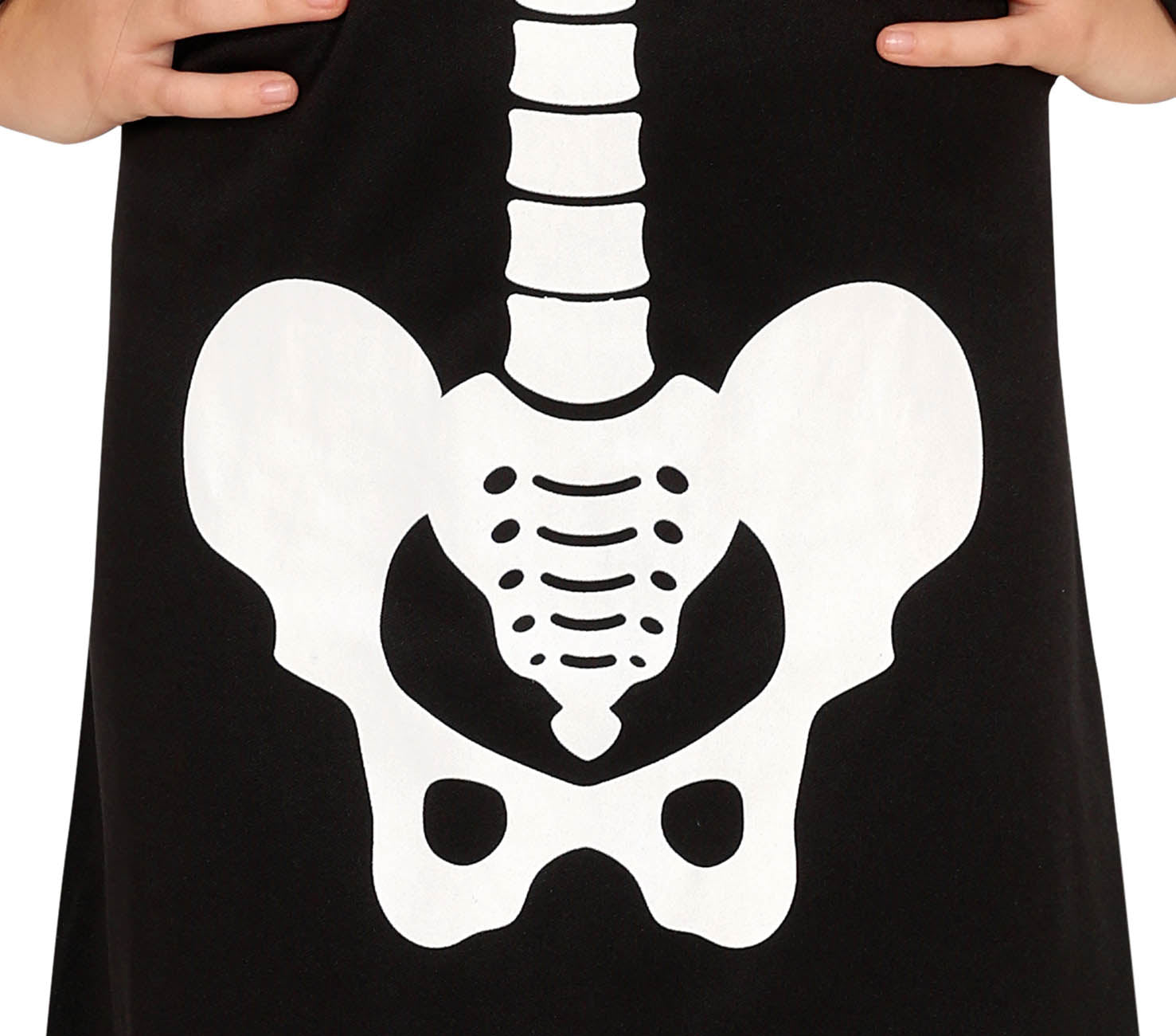 GP78092 – Skelett Halloween Kostüm Kinder – Größe: 98/104 – Farbe: Schwarz