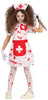 GP78096 – Zombie Krankenschwester Halloween Kostüm – Größe: 110/116, 128/134, 140/146, 98/104 – Farbe: Weiß