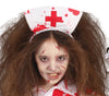 GP78096 – Zombie Krankenschwester Halloween Kostüm – Größe: 110/116, 128/134, 140/146, 98/104 – Farbe: Weiß