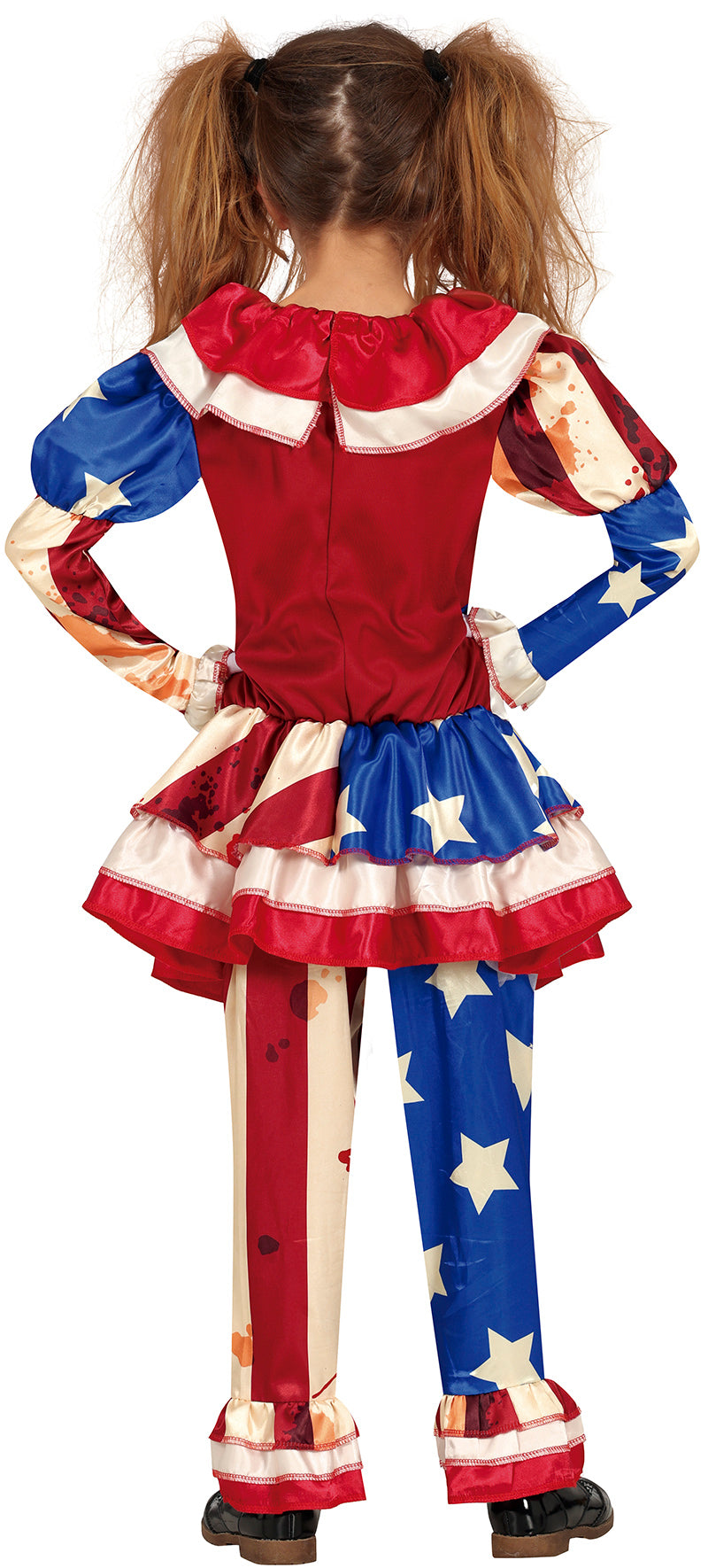 GP78099 – Clown Amerika Horror Halloween – Größe: 110/116 – Farbe: Blau