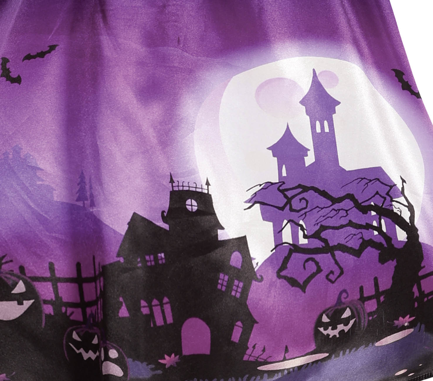 GP78103 – Hexe Halloween Kinderkostüm Magisches Zaubergewand – Größe: 110/116 – Farbe: Schwarz