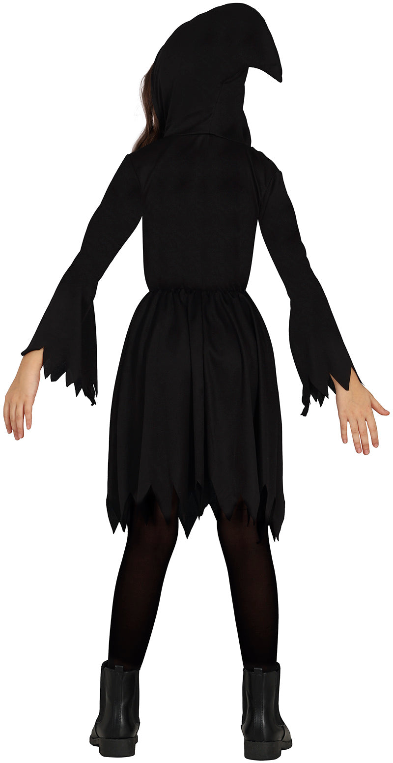 GP78110 – Skelett Halloween Kostüm Gruselig – Größe: 98/104 – Farbe: Schwarz