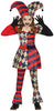GP78114 – Harlekin Clown Bösewicht Kostüm – Größe: 110/116 – Farbe: Schwarz