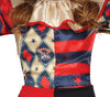 GP78114 – Harlekin Clown Bösewicht Kostüm – Größe: 140/146 – Farbe: Schwarz
