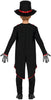 GP78125 – Skelett Halloween Kostüm Kinderhut – Größe: 98/104 – Farbe: Schwarz