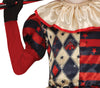 GP78129 – Clown Harlekin Kostüm Halloween – Größe: 110/116 – Farbe: Schwarz