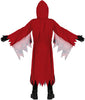 GP78136 – Halloween Dämonen Kostüm Kapuzenumhang – Größe: 110/116, 128/134, 140/146 – Farbe: Rot