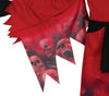 GP78136 – Halloween Dämonen Kostüm Kapuzenumhang – Größe: 110/116, 128/134, 140/146 – Farbe: Rot