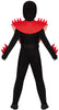 GP78154 – Ninja Kämpfer Kostüm Halloween Samurai – Größe: 98/104 – Farbe: Schwarz