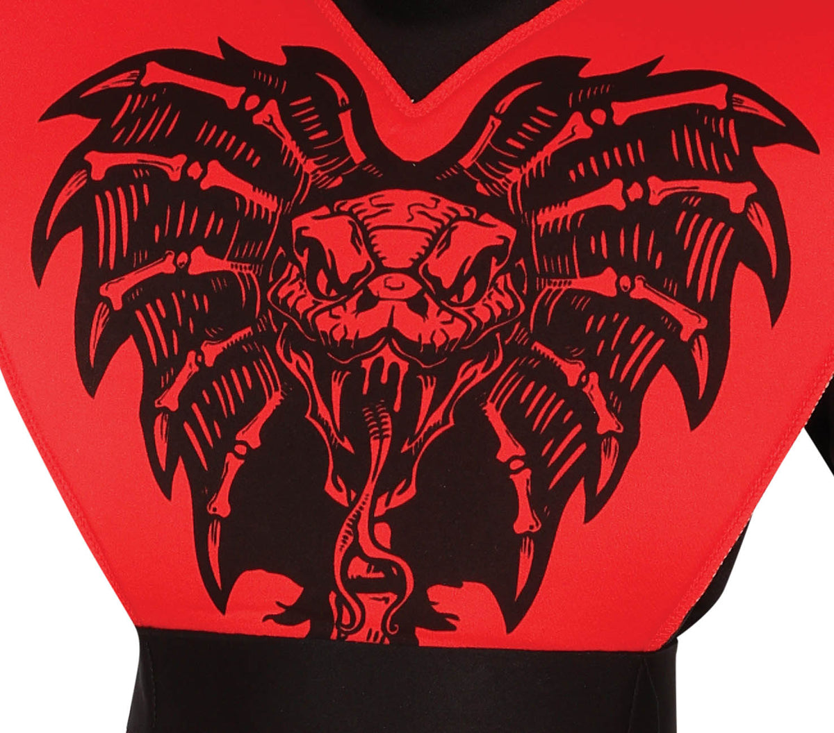 GP78154 – Ninja Kämpfer Kostüm Halloween Samurai – Größe: 140/146 – Farbe: Schwarz
