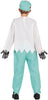 GP78158 – Zombie Arzt Skelett Halloween Kostüm – Größe: 98/104 – Farbe: Blau