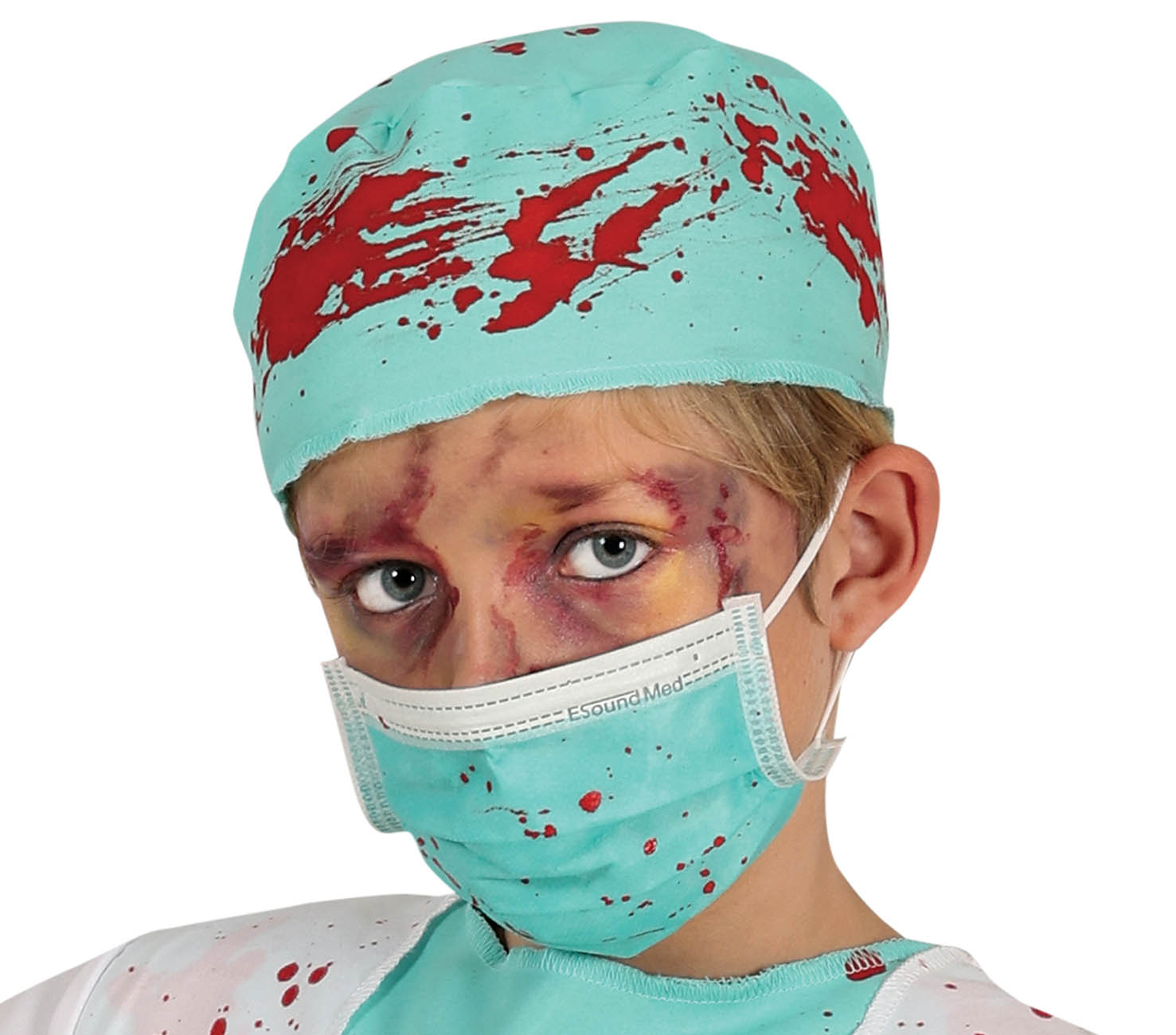 GP78158 – Zombie Arzt Skelett Halloween Kostüm – Größe: 98/104 – Farbe: Blau