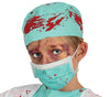 GP78158 – Zombie Arzt Skelett Halloween Kostüm – Größe: 128/134 – Farbe: Blau