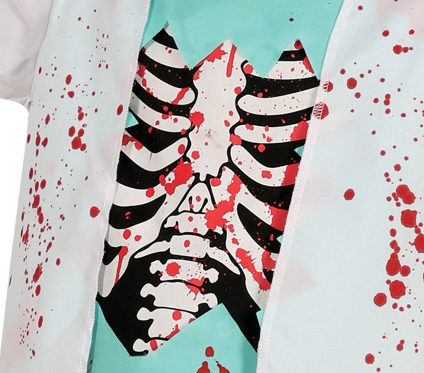 GP78158 – Zombie Arzt Skelett Halloween Kostüm – Größe: 140/146 – Farbe: Blau