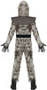 GP78162 – Geisterkrieger Ninja Schatten Skelett Phantom – Größe: 98/104 – Farbe: Grau