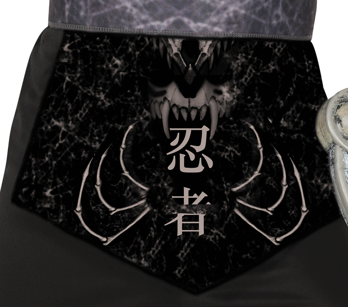 GP78166 – Ninja Schattenkämpfer Halloween Kostüm – Größe: 140/146 – Farbe: Schwarz