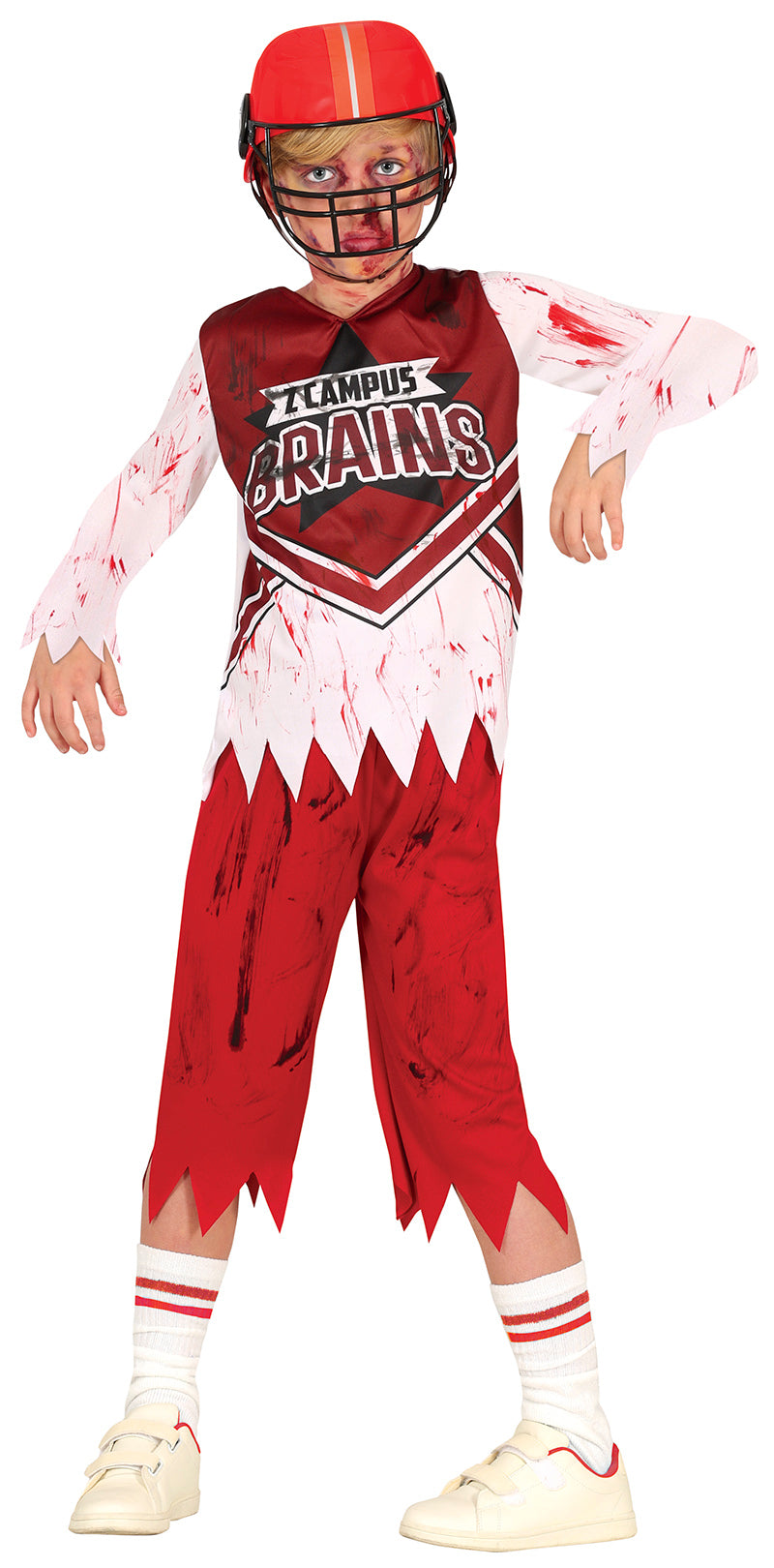 Zombie Football Kostüm für Kinder Halloween