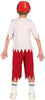 GP78170 – Zombie Spieler Halloween Kostüm – Größe: 98/104 – Farbe: Rot
