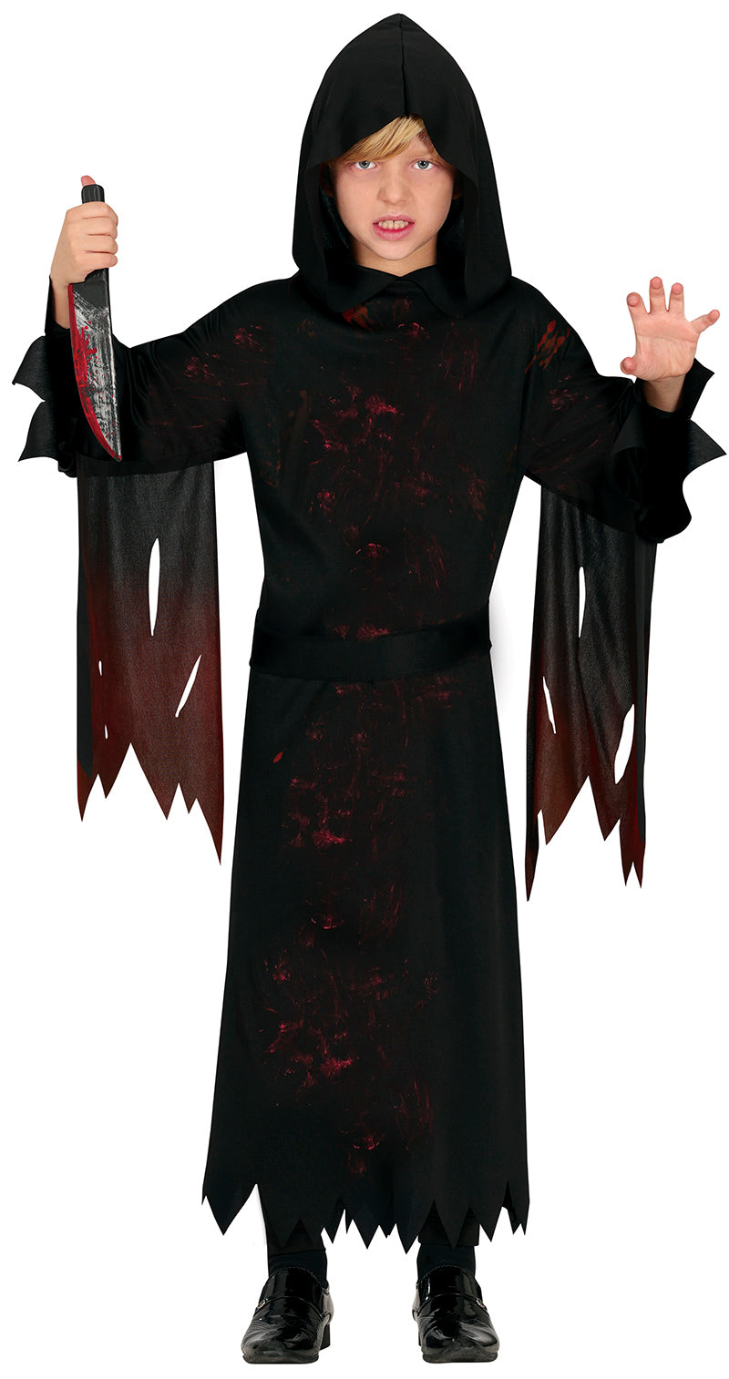 GP78180 – Halloween Schattenkrieger Kostüm – Größe: 140/146 – Farbe: Schwarz