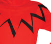 GP78184 – Dämon Kostüm Rot Schwarz Kapuze – Größe: 98/104, 110/116, 128/134, 140/146 – Farbe: Rot