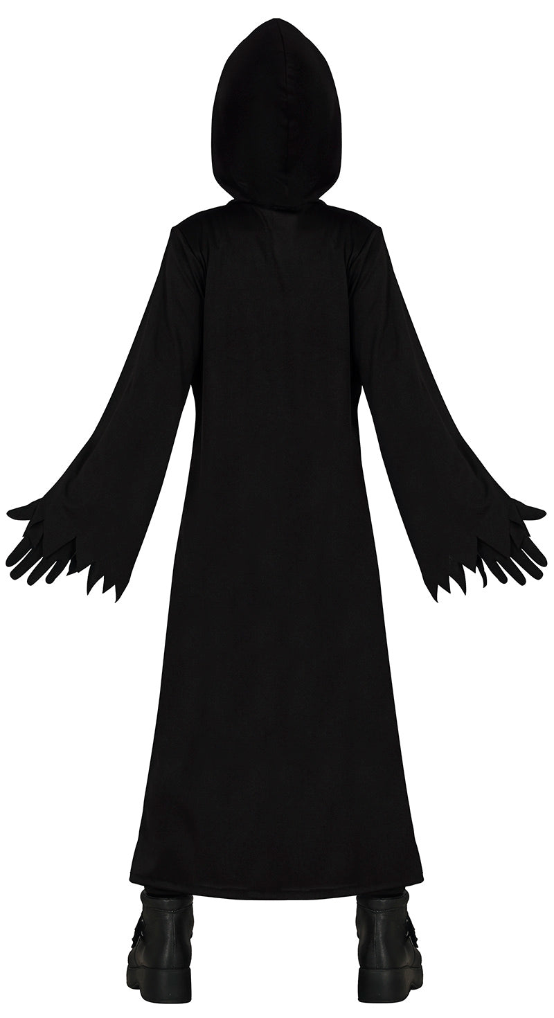 GP78188 – Halloween Sensenmann Kostüm Geister Robe – Größe: 110/116 – Farbe: Schwarz