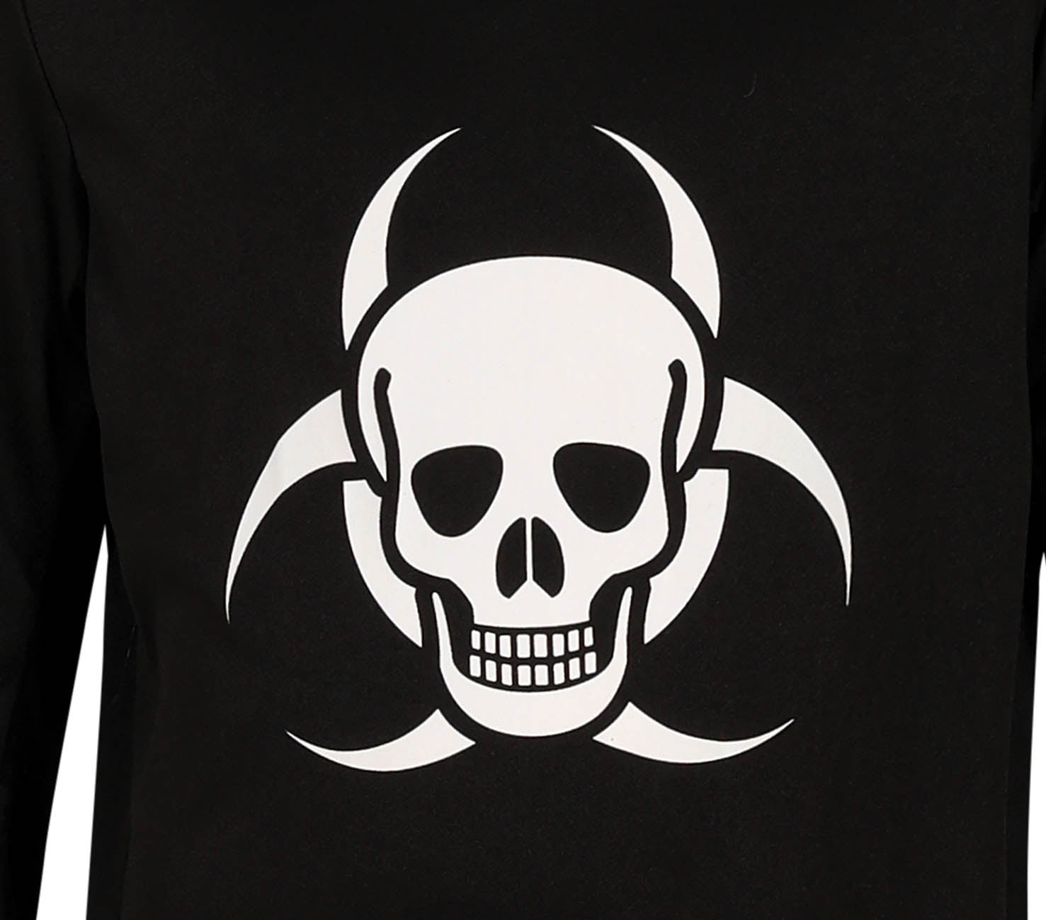 GP78188 – Halloween Sensenmann Kostüm Geister Robe – Größe: 110/116 – Farbe: Schwarz