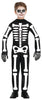 GP78192 – Skelett Halloween Jumpsuit Kinder – Größe: 98/104 – Farbe: Schwarz