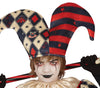 GP78129 – Clown Harlekin Kostüm Halloween – Größe: 140/146 – Farbe: Schwarz