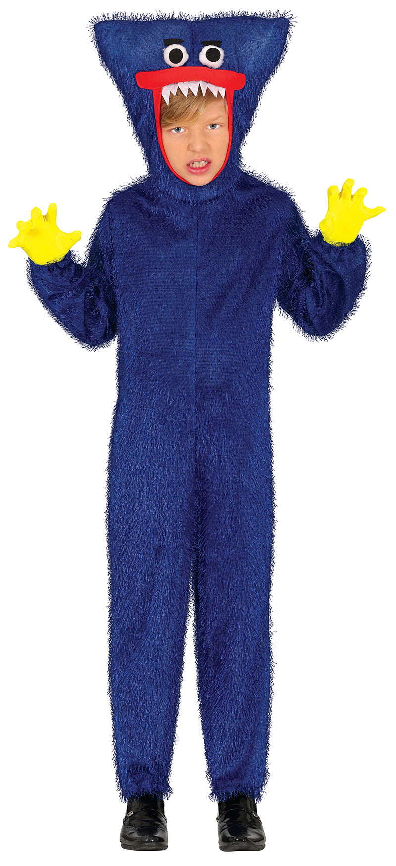 Kuschelmonster Kostüm für Kinder blau