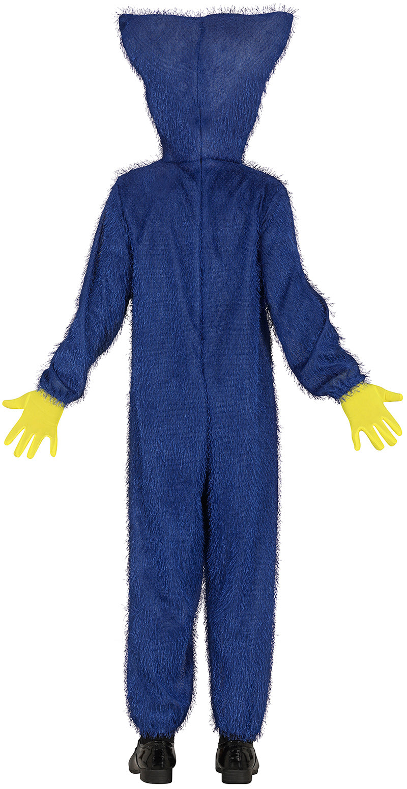 GP78203 – Monster Abenteuerfigur Kapuze Blau Rot – Größe: 110/116, 128/134, 140/146, 98/104 – Farbe: Blau, Ansicht 2