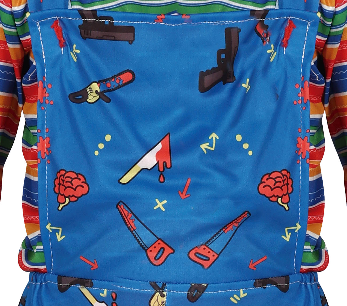 GP78204 – Puppe Horror Halloween Kostüm Kinder Outfit – Größe: 98/104 – Farbe: Blau
