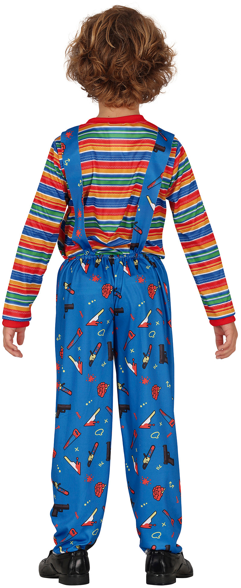 GP78204 – Puppe Horror Halloween Kostüm Kinder Outfit – Größe: 110/116 – Farbe: Blau