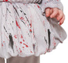 GP76032 – Halloween Clown Kostüm Baby Gruselige – Größe: 92/98 – Farbe: Grau