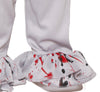 GP76032 – Halloween Clown Kostüm Baby Gruselige – Größe: 92/98 – Farbe: Grau