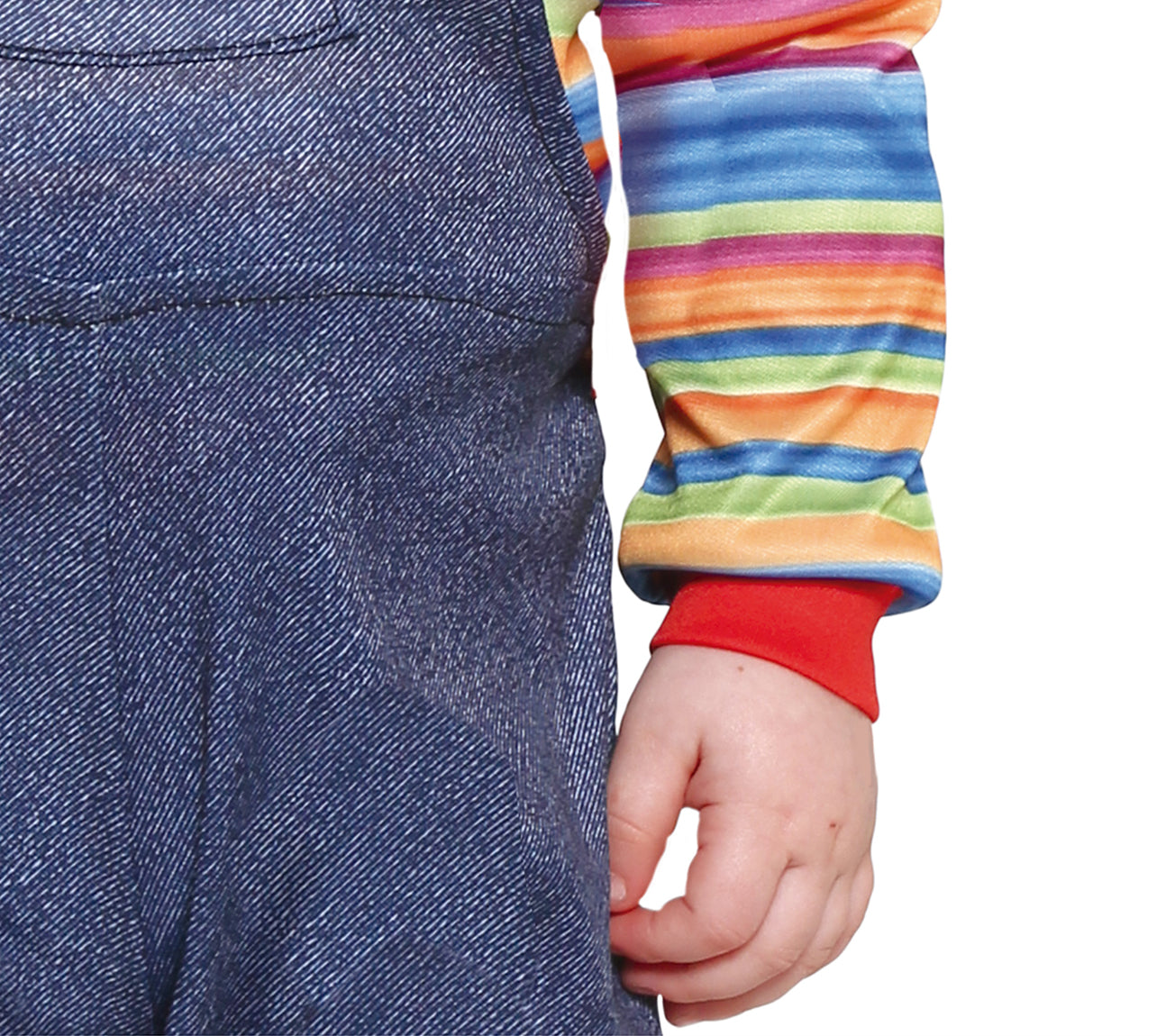 GP76030 – Halloween Freche Puppe Jumpsuit Outfit – Größe: 92/98 – Farbe: Blau