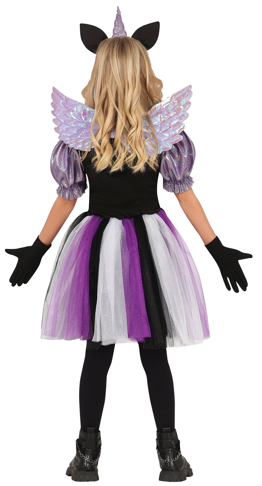 GP78224 – Einhorn Halloween Kostüm Flügel Stirnband – Größe: 98/104, 110/116, 128/134, 140/146 – Farbe: Mehrfarbig, Ansicht 2
