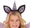 GP78224 – Einhorn Halloween Kostüm Flügel Stirnband – Größe: 98/104, 110/116, 128/134, 140/146 – Farbe: Mehrfarbig